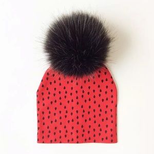 Brand new Baby/toddler toque hat with pompom